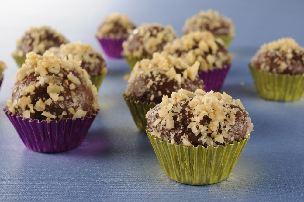 Brigadeiro de Nutella com nozes