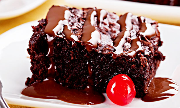 Brownie com cobertura quente de Danette®