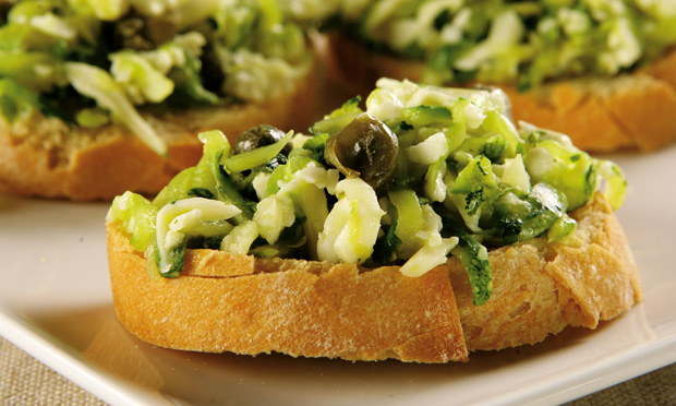 Bruschetta de abobrinha