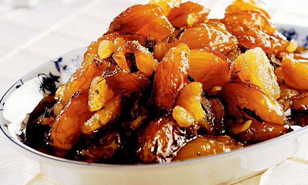 Cebolas carameladas