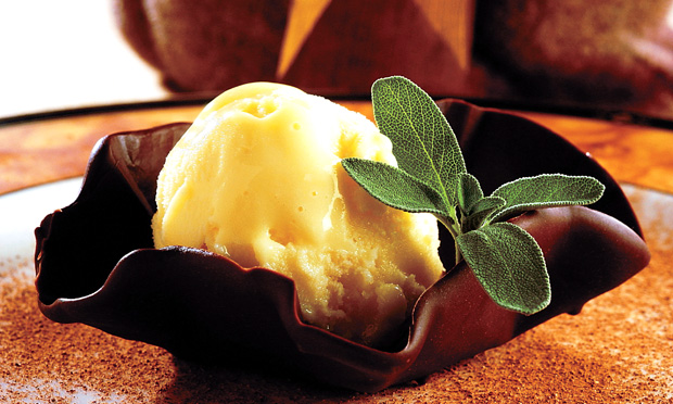 Cestinha de chocolate