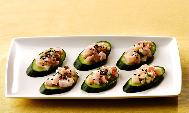 Ceviche exótico de tilápia