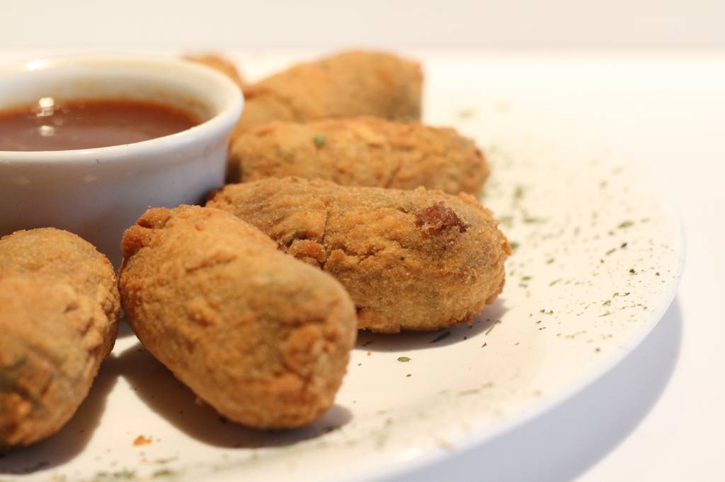 Croquete de carne do Guten Bier