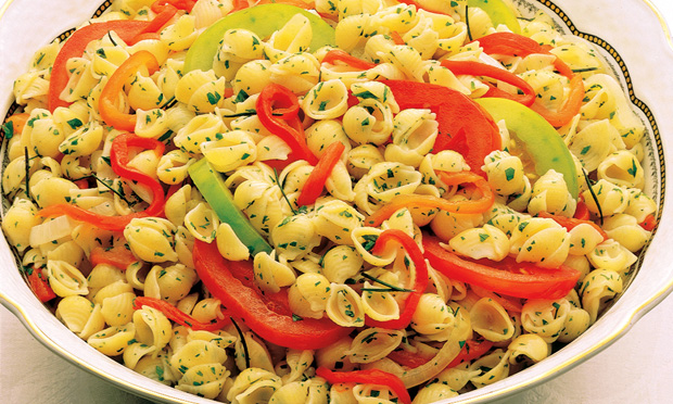 Conchinha com Pimentão e Tomate