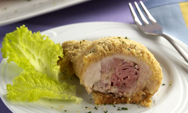 Coxa de frango recheada