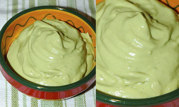 Creme de abacate com chocolate