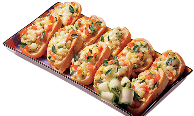 Crostini de abobrinha