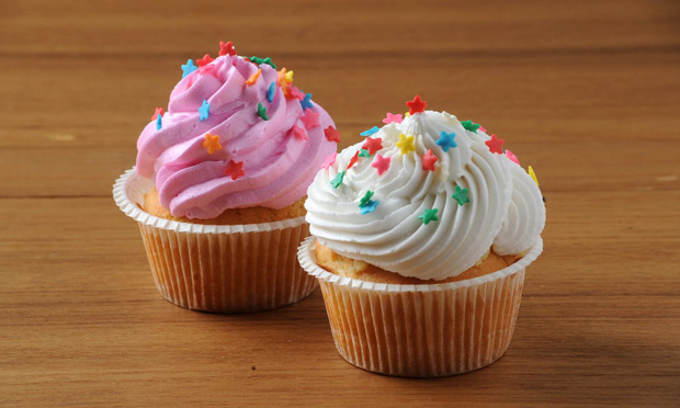 Cupcake de baunilha