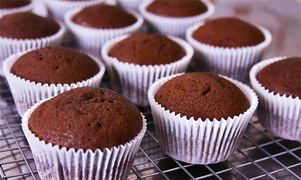 Cupcake de chocolate
