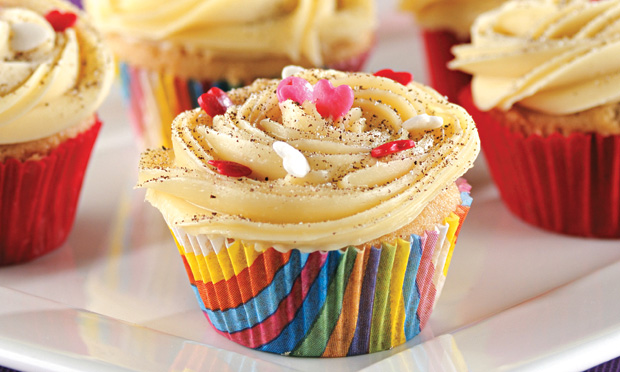 Cupcake gourmet de cappuccino