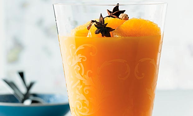 Gelatina de laranja com especiarias