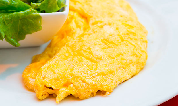 Omelete com açafrão