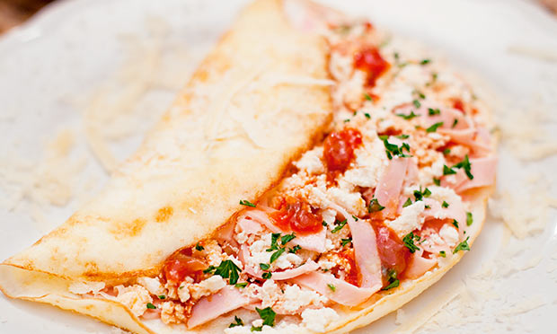 Omelete branco