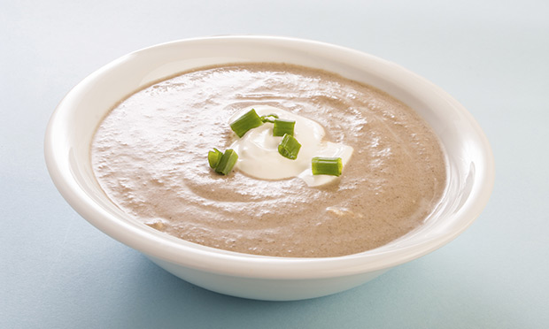 Sopa de inhame, cenoura e feijão-azuki