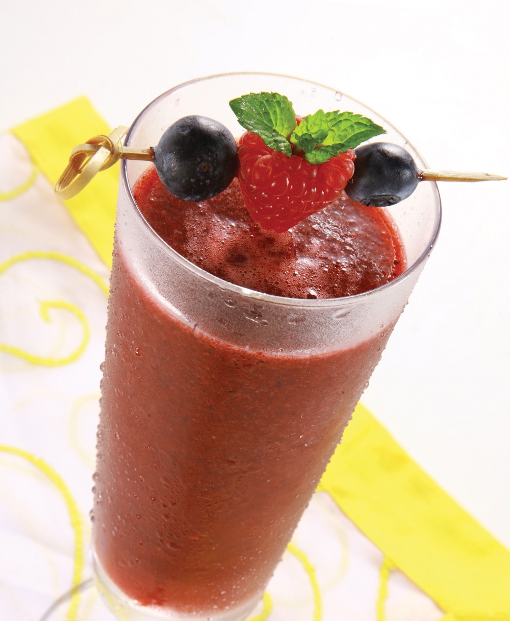 Suco de frutas vermelhas