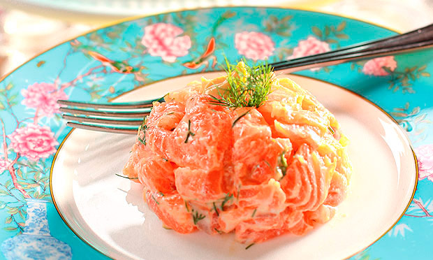 Tartar de salmão