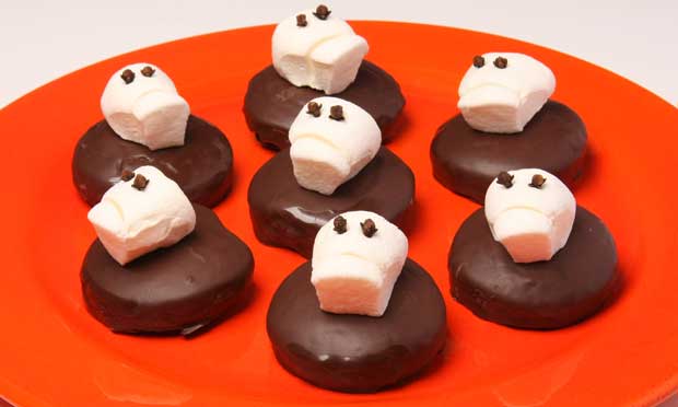 Doce sinistro de marshmallow e pão de mel