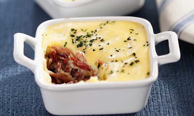 Escondidinho de carne-seca