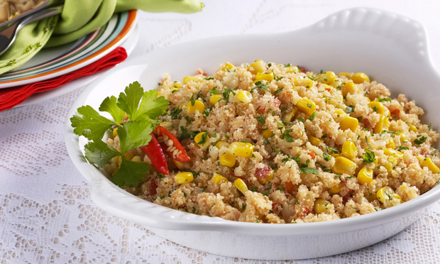 Farofa de milho com pimenta