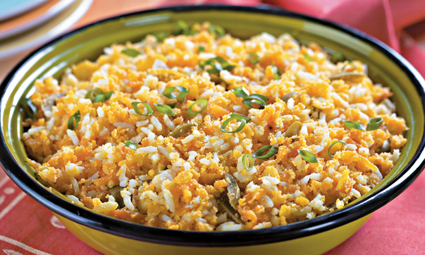 Farofa rica de arroz