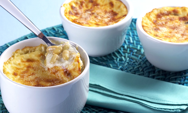 Feijão-verde gratinado