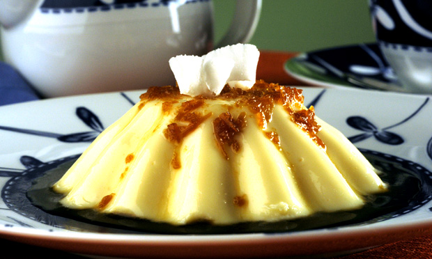 Flã de coco queimado