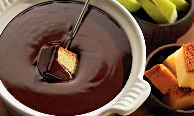 Fondue chocolate tradicional