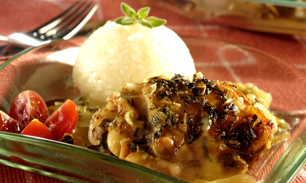 Frango ao molho de maracujá