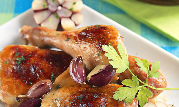 Frango com alho