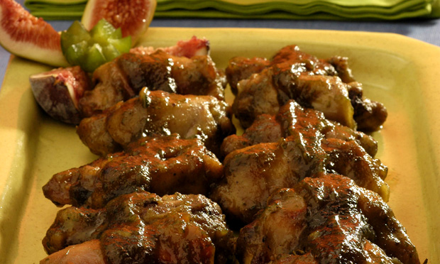 Frango com molho de figo