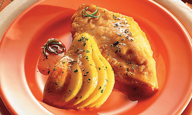 Frango com pera