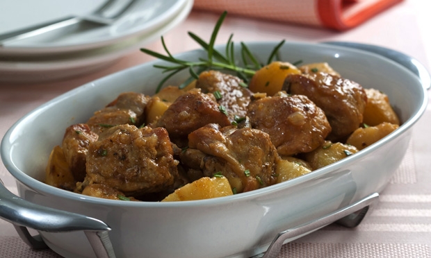Frango rápido de panela