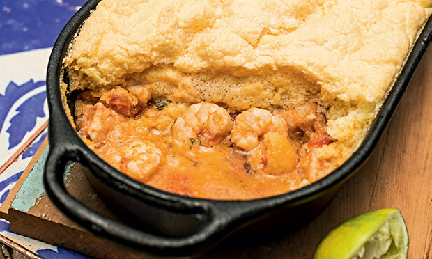 Fritada de camarão