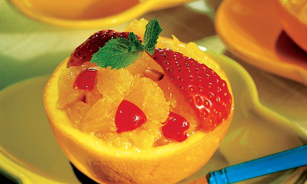 Frutas na casca
