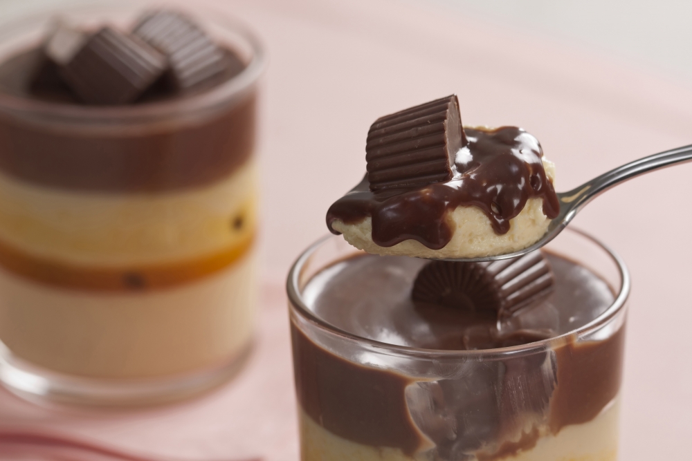Gelado cremoso de maracujá e chocolate Alpino®