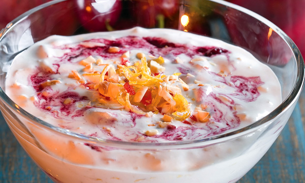 Gelado de avelã e mel (nougat glacé)