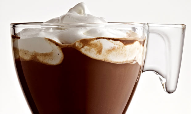 Gemada com chocolate