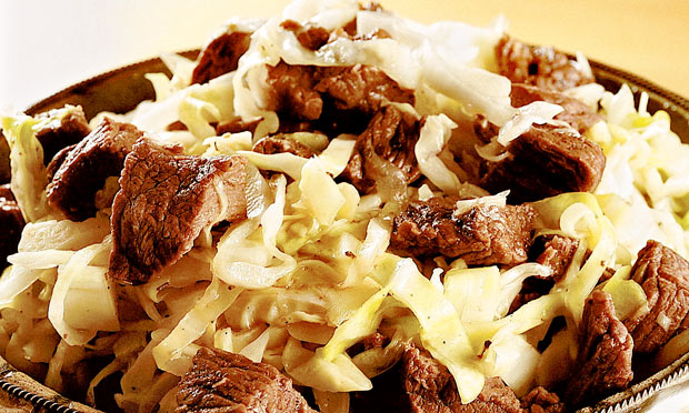 Guisado com Carne e Repolho