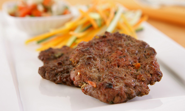 Hambúrguer caseiro