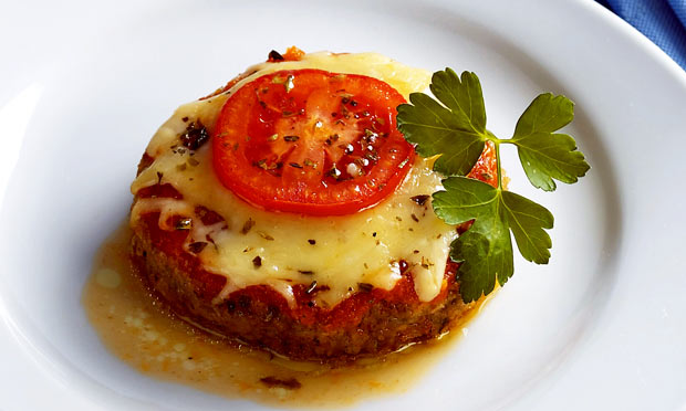 Hambúrguer à parmigiana