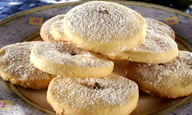 Amanteigado grego (kourabiedes)