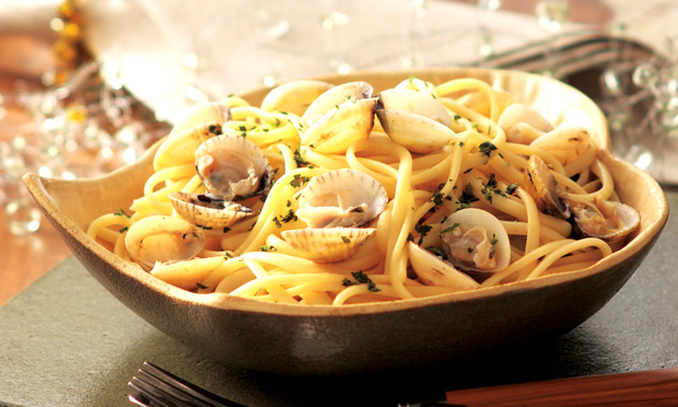Linguini com vôngole
