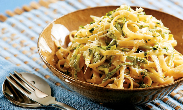 Macarrão com abobrinha