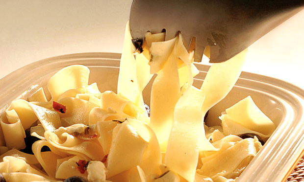 Macarrão com ricota defumada
