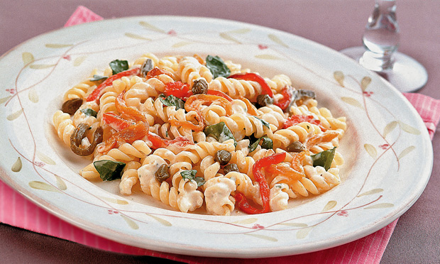 Macarrão frio com iogurte