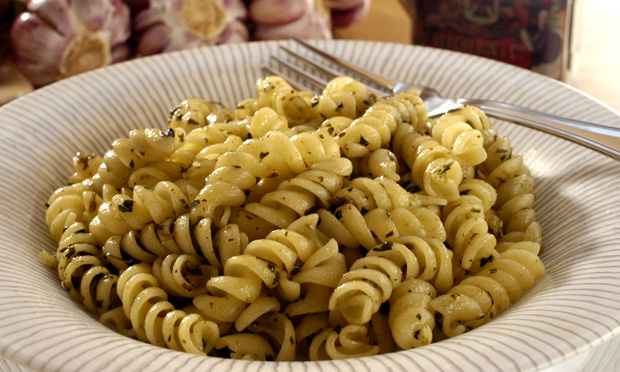 Parafuso ao pesto de rúcula