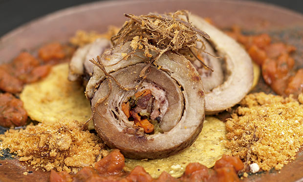 Matambre com chatasca