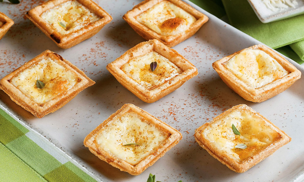 Minitorta de queijo