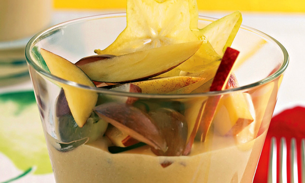 Musse de Leite Condensado com Frutas