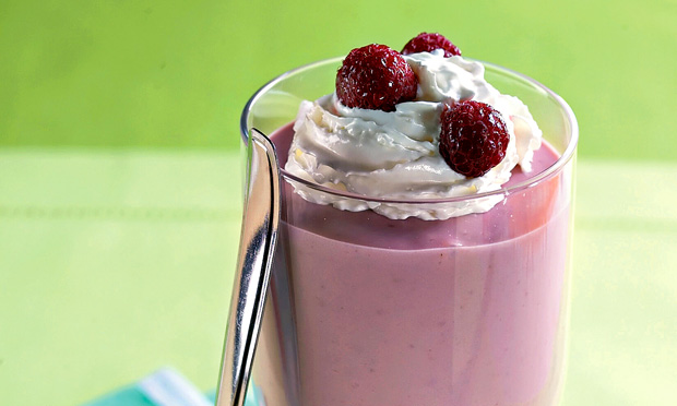 Musse de frutas vermelhas